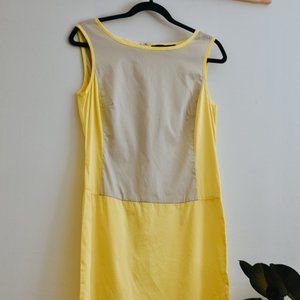 Bright Yellow Straight Cut Dress